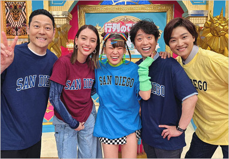 行列のできる相談所レギュラー陣とフワちゃん