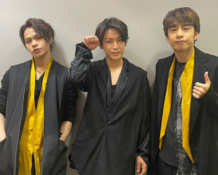 KAT-TUNの上田竜也・亀梨和也・中丸雄一