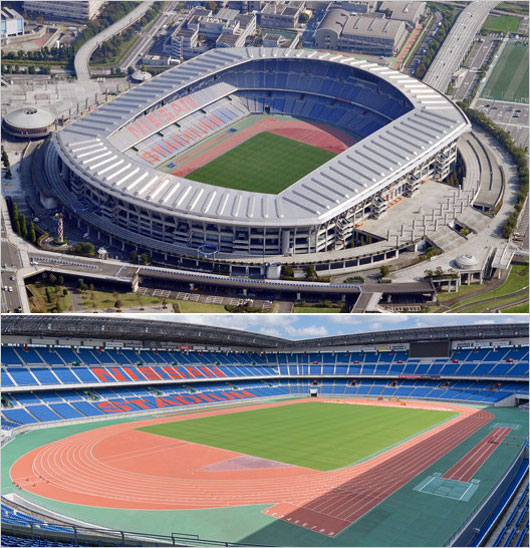 やす子・24時間テレビのマラソン場所・日産スタジアムの画像