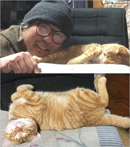元C-C-B田口智治と愛猫の画像