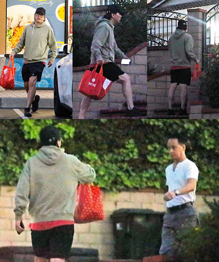 水原一平被告がUber Eats配達員している画像