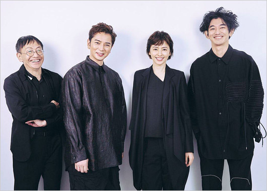 NODAMAP舞台『正三角関係』出演の野田秀樹・松本潤・長澤まさみ・永山瑛太