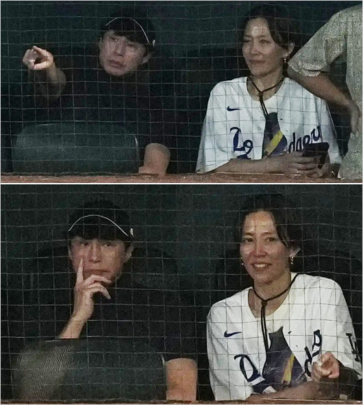 東山紀之＆木村佳乃夫妻がドジャース大谷翔平出場試合観戦画像