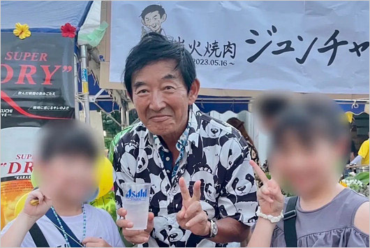 石田純一が船橋の祭りに参加時の画像
