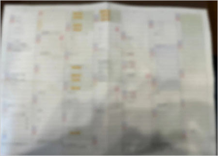 眞鍋政義監督が流出させた日本代表のスケジュール表