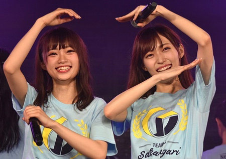 中井りかと山口真帆