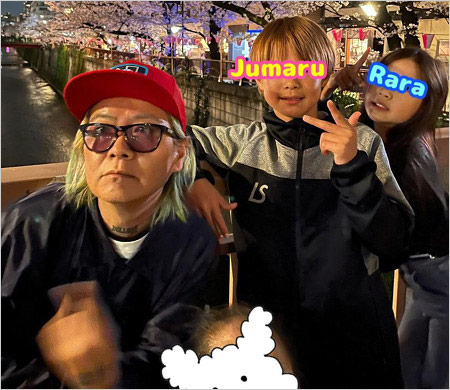 元オセロ松嶋尚美の家族写真