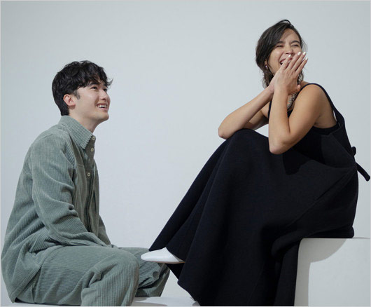 マリウス葉と姉マリレナ(SPURで対談時の画像)