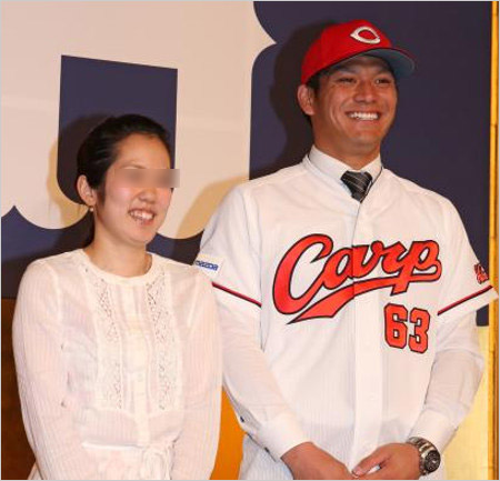 広島東洋カープ田中広輔選手の妻・亜子夫人