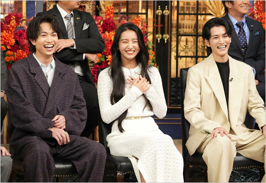 しゃべくり007出演の綱啓永・渡邊圭祐・Koki