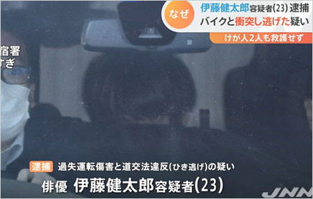 伊藤健太郎が逮捕時の画像