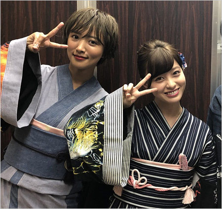 夏菜と橋本環奈