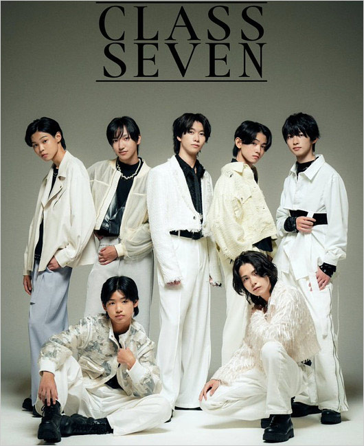 CLASS SEVENのメンバー(中澤漣さん、高田憐さん、大東立樹さん、髙野秀侑さん、星慧音さん、近藤大海さん、横田大雅さん)