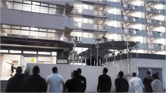 Z李がマンション侵入事件時の画像