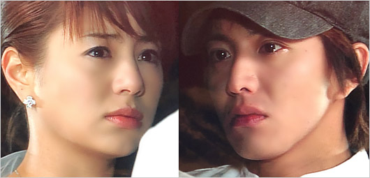 井川遥と木村拓哉共演ドラマ『空から降る一億の星』ワンシーン