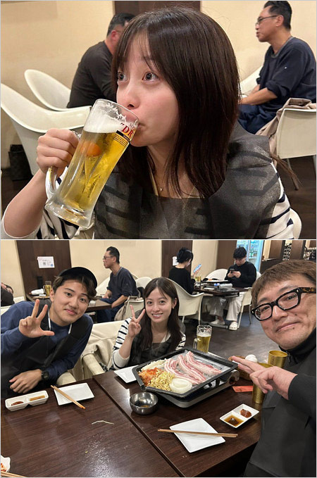 橋本環奈と福田雄一監督、息子の福田響志