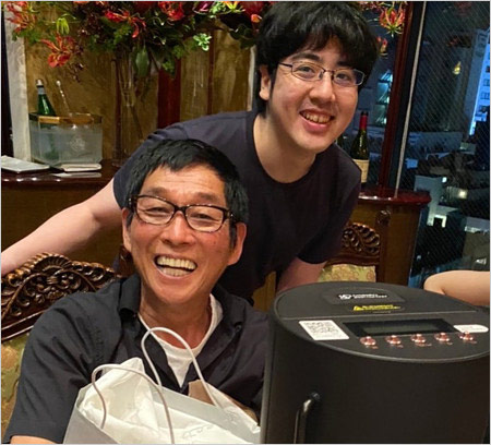 明石家さんまと息子・二千翔