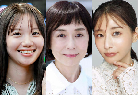 田中瞳アナ・大下容子アナ・田中みな実アナ