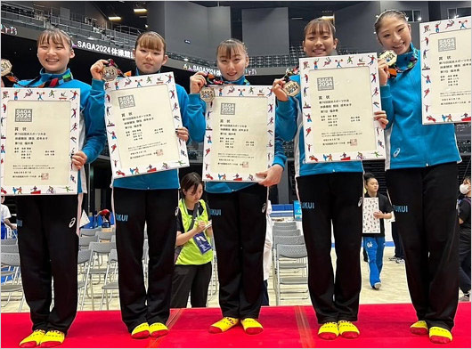 宮田笙子選手が実戦復帰時の画像