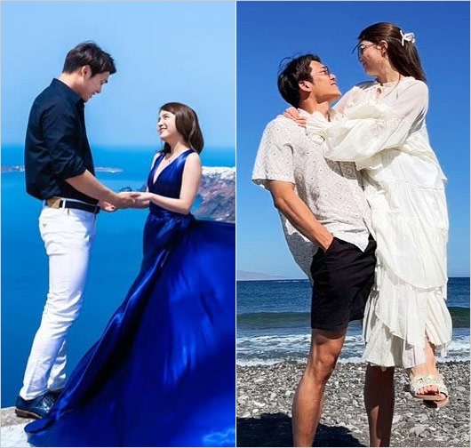 川島海荷と競泳選手の夫・中村克の2ショット画像