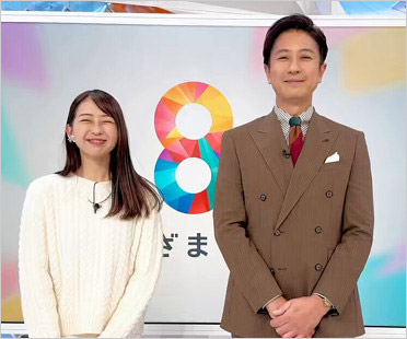 めざまし8司会の谷原章介＆小室瑛莉子アナウンサー