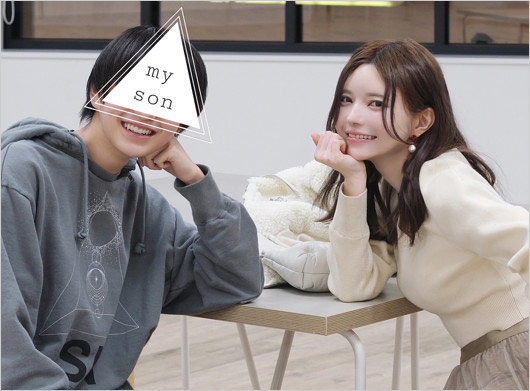 益若つばさと長男りおん