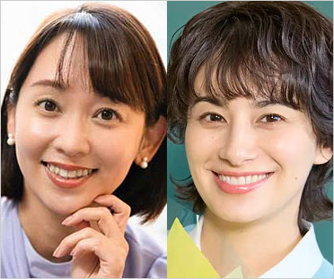 出水麻衣アナとホラン千秋