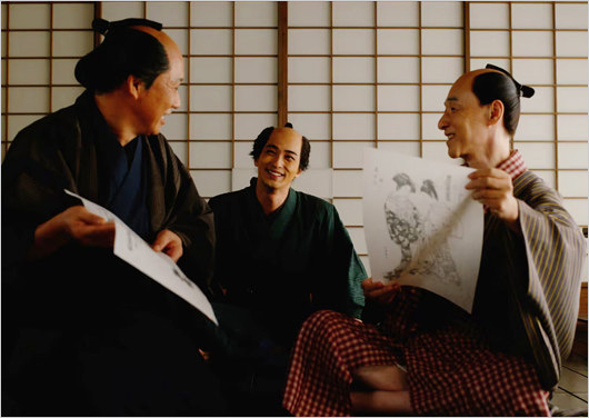 鉄拳が素顔で「べらぼう第4回」出演時の画像