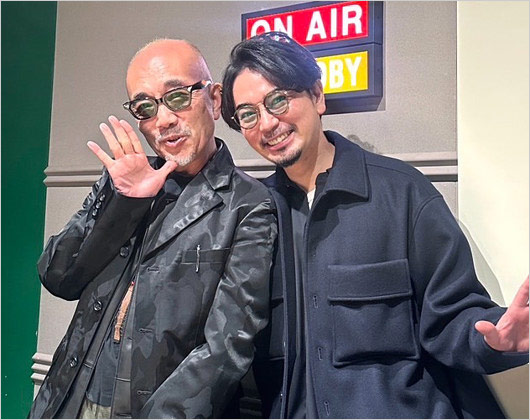 松本潤の近影、竹中直人との2ショット画像