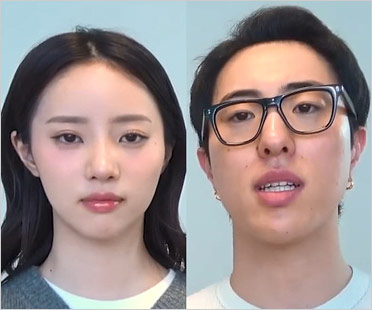 中町兄妹の中町綾と兄・中町JP