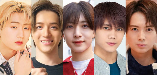 ジュニア5人組の新グループ(猪狩蒼弥・岩崎大昇・中村嶺亜・佐々木大光・井上瑞稀)