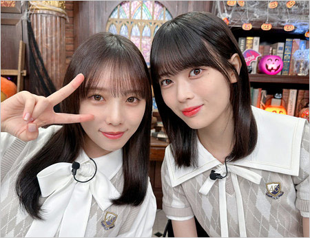 乃木坂46与田祐希と岩本蓮加