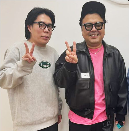 令和ロマン高比良くるま&とろサーモン久保田かずのぶの2ショット