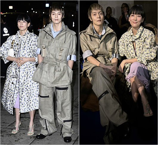 水川あさみ&窪田正孝夫妻がバーバリー・ロンドンコレクション出席時の画像