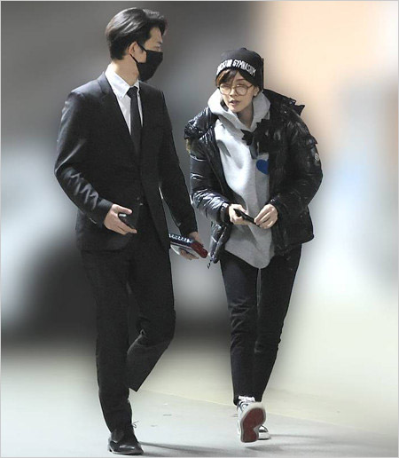 柏原崇と内田有紀の2ショット画像