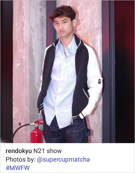 道休蓮がN°21でファッションショーデビュー画像