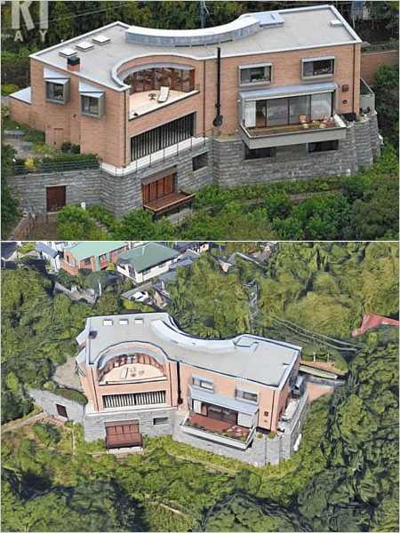 みのもんた・鎌倉山の大豪邸の画像