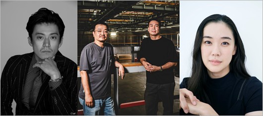 ガス人間主演の小栗旬、蒼井優、片山慎三監督とヨン・サンホ監督