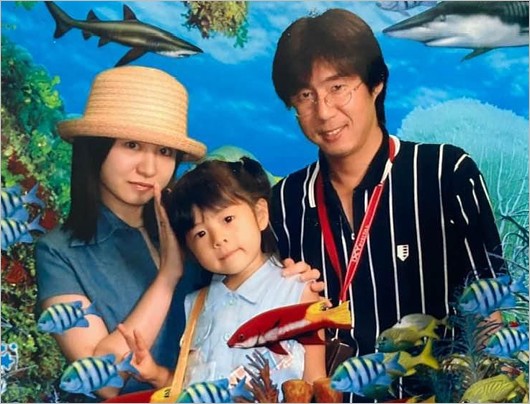 漫画家・楠桂と夫、子供の画像