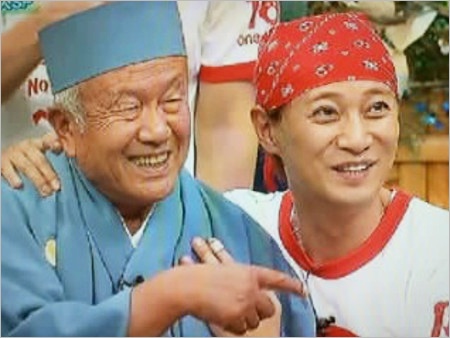 中居正広と父親・正志がめちゃイケ・27時間テレビで共演時の画像