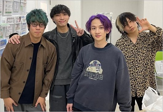 ぼっちの冒険メンバー画像(モツナベ・かずとし・京永悠希・ユウ)