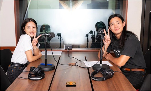 広瀬すずと野村周平がラジオ共演時の画像