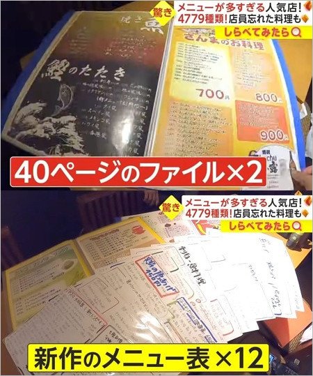 『東陽町 七厘家』メニュー表画像