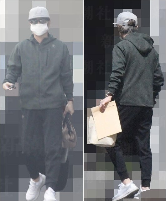 白髪姿の中居正広が一級建築士の設計事務所に出入り時の画像