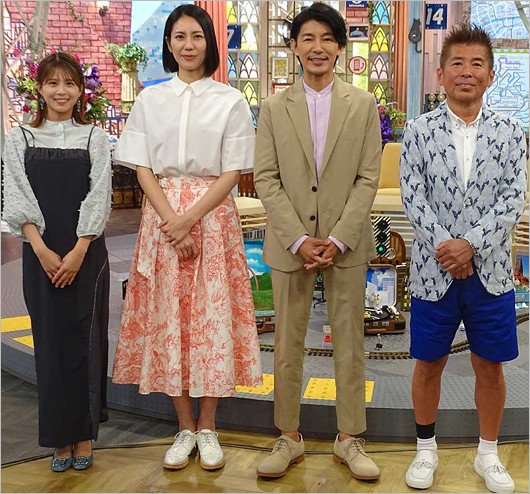 藤木直人と松下奈緒の身長比較、旅サラダ共演者との画像