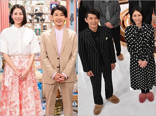 藤木直人と松下奈緒の横並び2ショット