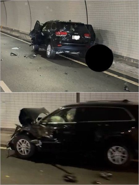 広末涼子の交通事故現場(栗ヶ岳トンネル)全損の愛車Jeep