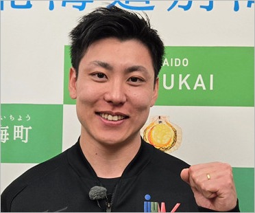 スピードスケート新濱立也選手