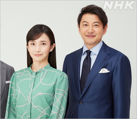 林田理沙アナと青井実アナ