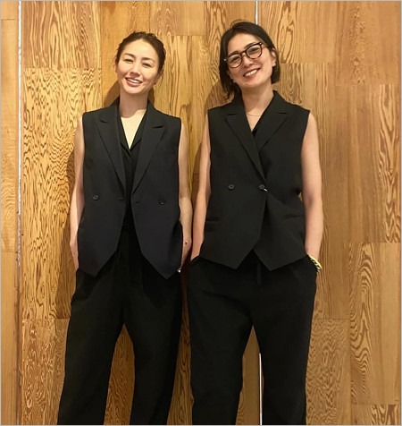 板谷由夏と井川遥の2ショット